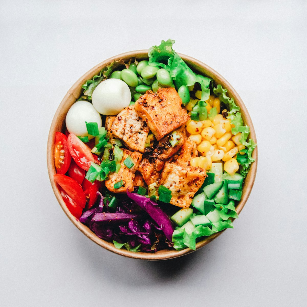 Nutrition — colorful healthy meal bowl